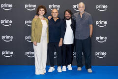 Lucia Ocone, Marco Santin, Lillo Petrolo e Giorgio Gherarducci al Prime Video Presents Italia 2026 per presentare LOL Halloween Special, il 9 luglio 2026 in Roma (Italia)