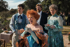 Jake Dunn, Kate Mulvany, Alexander England e Anna Chancellor in La mia brillante carriera