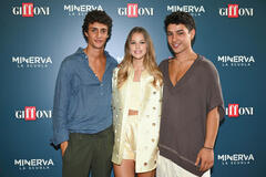 Biagio Venditti, Margherita Buoncristiani e Ciro Minopoli all'anteprima di Minerva - La Scuola al Giffoni Film Festival, il 21 luglio 2026