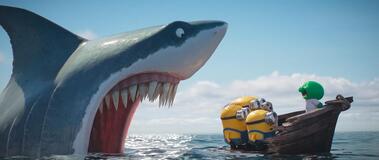 Minions & Monsters, Clip Attacco Squalo