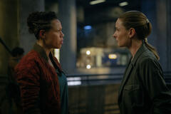 Remmie Milner e Rebecca Ferguson in Silo 3x03