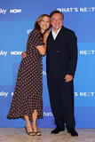 Benedetta Parodi e Fabio Caressa al photocall dell'evento Sky What's Next 2026 al Teatro Lirico Giorgio Gaber in Milano, il 7 luglio 2026