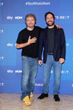 Matteo Rovere e Sydney Sibilia al photocall dell'evento Sky What's Next 2026 al Teatro Lirico Giorgio Gaber in Milano, il 7 luglio 2026