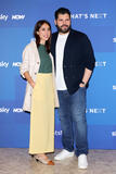 Silvia D'Amico e Salvatore Esposito al photocall dell'evento Sky What's Next 2026 al Teatro Lirico Giorgio Gaber in Milano, il 7 luglio 2026
