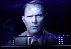 Kevin Feige, Presidente dei Marvel Studios, parla sul palco del Disney Entertainment Showcase al D23: The Ultimate Disney Fan Event il 14 agosto 2026 ad Anaheim, California