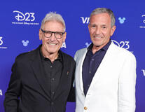 (S-D) Harrison Ford e Bob Iger al Disney Entertainment Showcase del D23: Legends il 16 agosto 2026 ad Anaheim, California