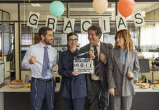 Grazie team - Immagine dal set