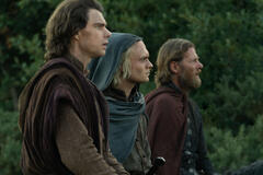 Matthew Needham, Tom Glynn-Carney, Jefferson Hall in House of the Dragon 3x07
