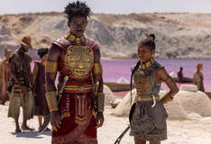 Damson Idris come Inan e Cynthia Erivo come Commander Kaea in Children in Il Regno di Orïsha