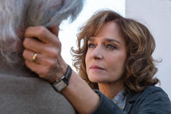 Valeria Golino sul set di Nessun Dolore (Painless)