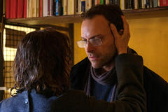 Alessandro Borghi sul set di Nessun Dolore (Painless)
