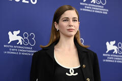 L'attrice Mariana Di Girolamo al photocall del film Wild Horse Nine al Festival del Cinema di Venezia 83, giovedì 3 settembre 2026