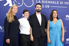 Delegazione del film Moragheb (Falling House) (tra cui Behzad Khalaj, Mohsen Gharaei, Elena Khakbazan) al Festival del Cinema di Venezia 83, giovedì 3 settembre 2026