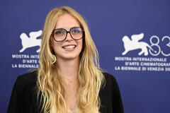 Céleste Kalis al photocall del film Everest: The Other Side al Festival del Cinema di Venezia 83, giovedì 3 settembre 2026