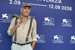 Frédéric Pierrot al photocall del film Jupiter al Festival del Cinema di Venezia 83, venerdì 4 settembre 2026