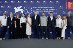 Delegazione del film Imperium di Sergei Loznitsa al Festival del Cinema di Venezia 83, sabato 5 settembre 2026