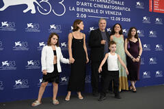 Delegazione del film (Amos Gitai) The road to Jericho al Festival del Cinema di Venezia 83, sabato 5 settembre 2026