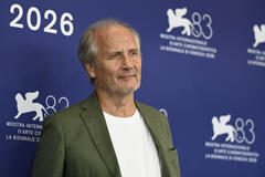 Hippolyte Girardot al photocall del film Succederà questa notte al Festival del Cinema di Venezia 83, sabato 5 settembre 2026