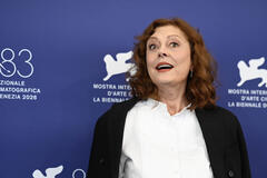 Susan Sarandon al photocall del film The Echo Chamber al Festival del Cinema di Venezia 83, domenica 6 settembre 2026