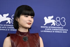Aju Makita al photocall del film Look Back al Festival del Cinema di Venezia 83, lunedì 7 settembre 2026
