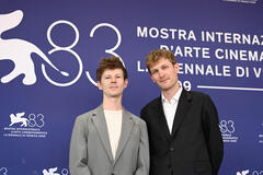 Kellen Quinn e Luke Lorentzen al photocall del film Boatbuilders al Festival del Cinema di Venezia 83, lunedì 7 settembre 2026