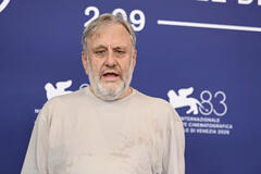Slavoj Žižek al photocall del film The Pervert's Guide to Utopias al Festival del Cinema di Venezia 83, lunedì 7 settembre 2026