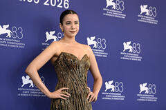 Ashley St. Clair al photocall del film Musk al Festival del Cinema di Venezia 83, martedì 8 settembre 2026