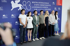 Delegazione del film Company (tra cui Nick Nolte, Casey Affleck, Scoot McNairy) al Festival del Cinema di Venezia 83, martedì 8 settembre 2026