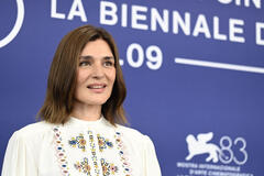 Maria Nafpliotou al photocall del film Dau al Festival del Cinema di Venezia 83, mercoledì 9 settembre 2026