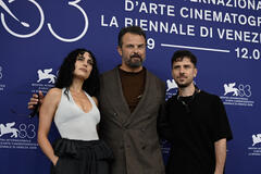 Delegazione del film Il fuoco che ti porti dentro al Festival del Cinema di Venezia 83, martedì 8 settembre 2026