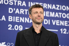 Il regista Andrei Kutsila al photocall del film Listy (Letters from the Silenced Country) al Festival del Cinema di Venezia 83, mercoledì 9 settembre 2026