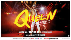 Hungarian Rapsody Queen Live in Budapest - Poster orizzontale (40° Anniversario)