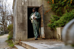 Omar Sy in Lupin 3x02