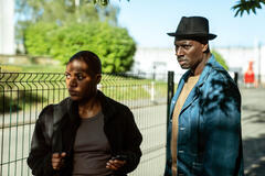 Omar Sy (dx) in Lupin 3x08