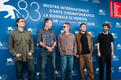 Photocall di 'Oasis: Don't Look Back in Anger' (tra cui Will Lovelace, Dylan Southern, Liam Gallagher, Noel Gallagher) all'83a Mostra Internazionale d'Arte Cinematografica di Venezia