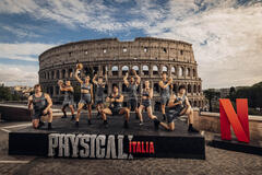 Elisabetta Canalis, Federica Pellegrini, Luis Sal, Mirco Bergamasco, Alvise Rigo, Filippo Pici, Paolo Masella, Daniele Scatizzi e Emanuele Biviano a Physical Italia: da 100 a 1 - Stunt Roma, 11 settembre 2026