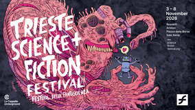 Trieste Science+Fiction Festival 2026 - Poster orizzontale by 'Spugna'