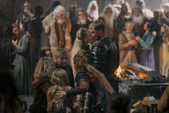 Jessica Madsen (Gunhild), Xavier Molyneux (Erik Bloodaxe) in Bloodaxe - Stagione 1 - First Look