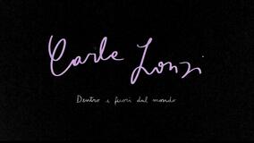 Carla Lonzi - Dentro e fuori dal mondo - Poster logo orizzontale