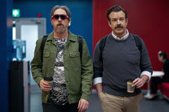 Brendan Hunt e Jason Sudeikis in Ted Lasso 4x10