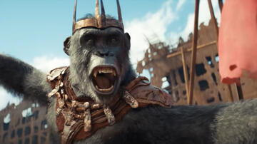 Il Regno del Pianeta delle Scimmie, scena da trailer