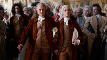 Michael Douglas e Noah Jupe in Benjamin Franklin 1x04