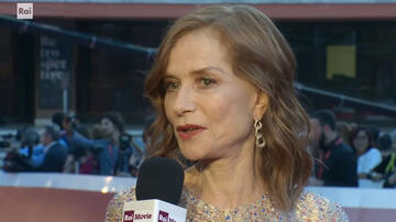 Isabelle Huppert sul Red Carpet della Festa del Cinema di Roma 2018