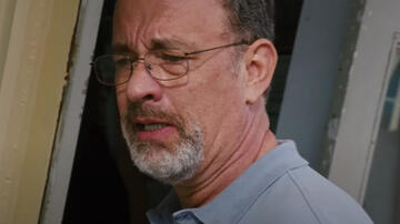 Tom Hanks in Captain Phillips - Attacco in mare aperto, scena da trailer