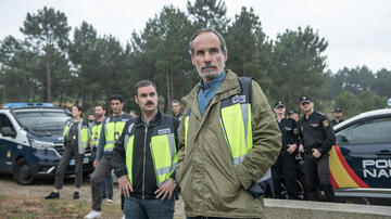 Tito Refoxo come Cañizo, Francesc Garrido come Naranjo in Gangs of Galicia 1x07