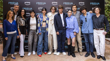 Il cast di Prisma - Stagione 2 al photocall