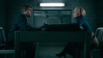 Kristin Scott Thomas e Paul Higgins in Slow Horses 1x04