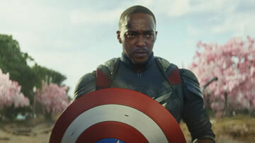 Anthony Mackie in Captain America Brave New World, scena da trailer
