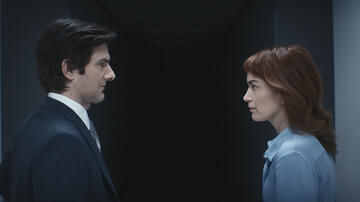 Adam Scott e Britt Lower in Scissione 1x05