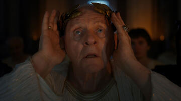 Anthony Hopkins come Vespasian in Those About To Die 1x01